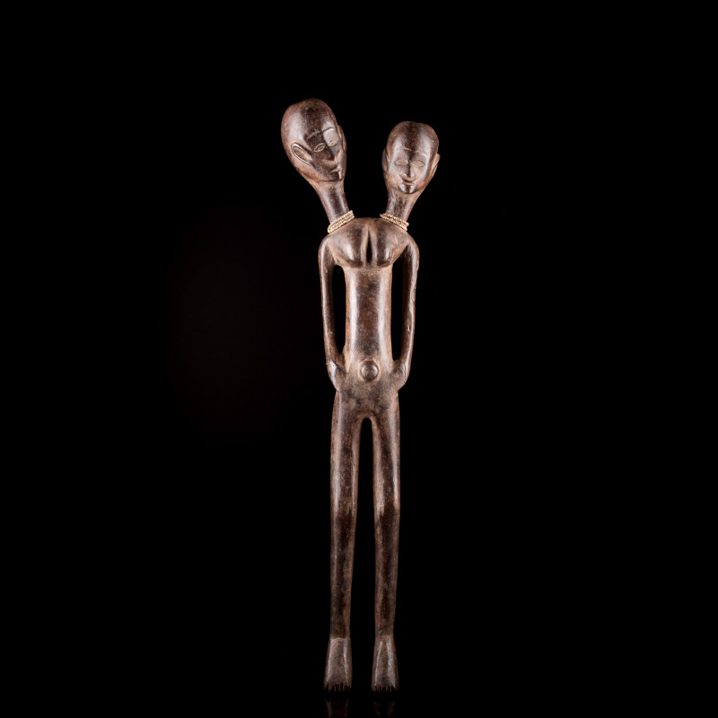 Statue bicéphale Nyamwezi
