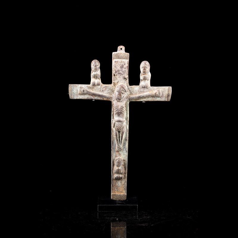African crucifix cross of Kongo origin in the Congo