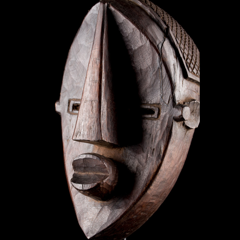 Lwalwa Nkoki Mask - African Mask Lwalu Art Heritage Gallery