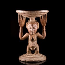 Ancien tabouret Kihona ou Kipona Luba