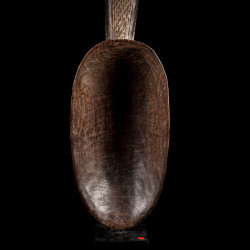 La cuillère à épices en bois d'ébène de Tanzanie Qasa Qasa