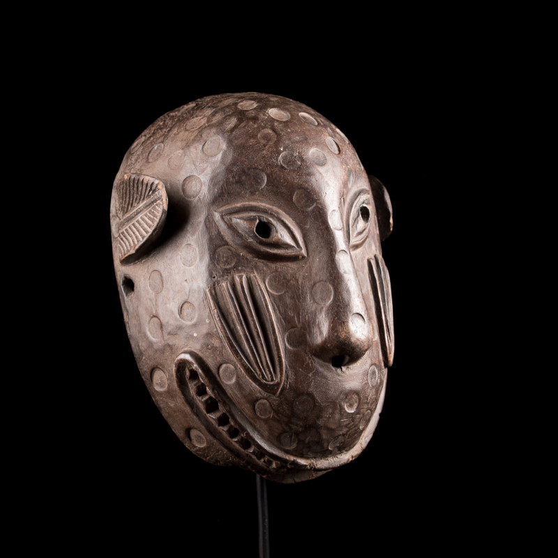 Edo leopard head Nigeria - African Art Gallery Heritage