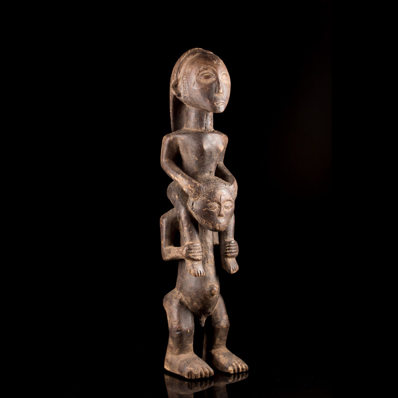 Statue Tabwa, Congo oriental, au sud-ouest du lac Tanganika