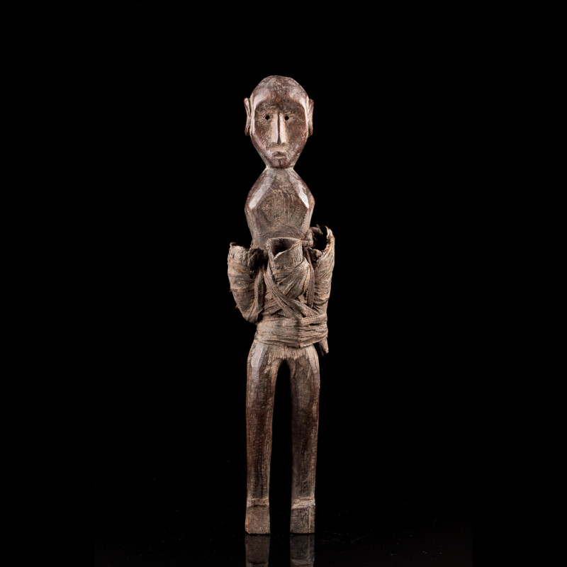 Statue / fétiche à usage rituel lié au culte des ancêtres, œuvres authentique de collection privée belge.