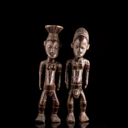 Statues africaines Mangbetu authentiques