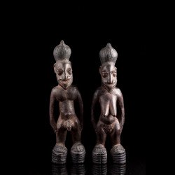 African Yoruba Ibeji figures