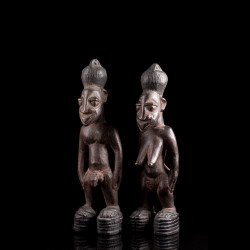 Statues africaines Yoruba Ibeji Igbomina Oro