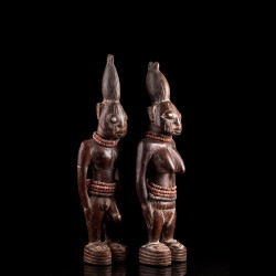 Statues Yoruba Ibeji du Nigéria