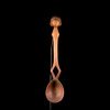 African figurative spoon Luba, with a style close to the spoons produced on the border of Angola by the Chokwe, Ovimbundu,...