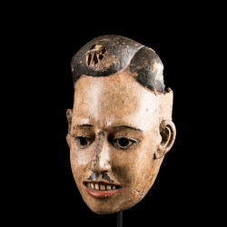 Authentique masque Ibibio africain