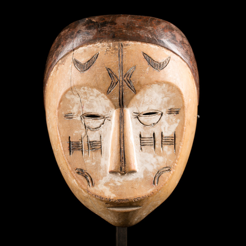 Fang Ngil mask - African art masks from Pangwe Gabon