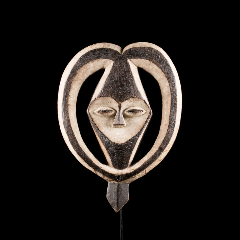 Masque  africain Kwele Bata