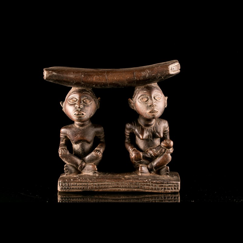 Kongo headrest from D. R. Congo