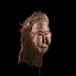 Masque d'art africain Suku Kakungu