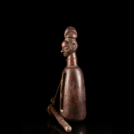 Yaka Nkoku Ngoombu slit drum - African instrument from Congo