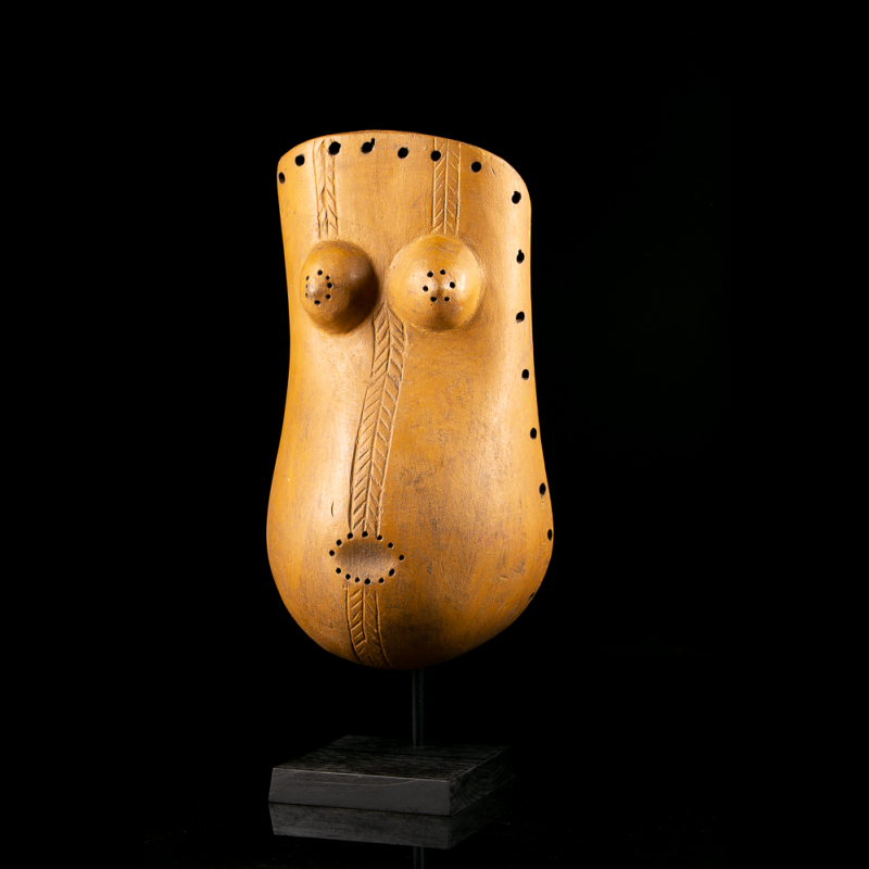 Masque ventral Makonde Njorowe - - Art africain de Tanzanie