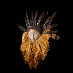 African art Yaka mask