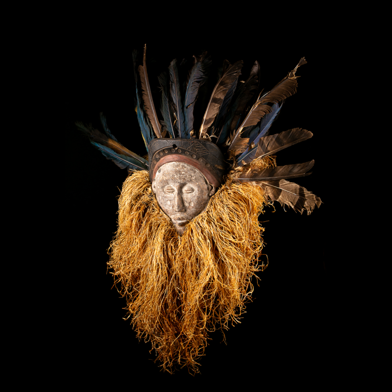 African art Yaka mask