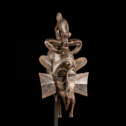Senufo african mask of the Schmidt collection