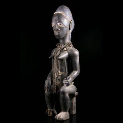 Statue féminine africaine -...