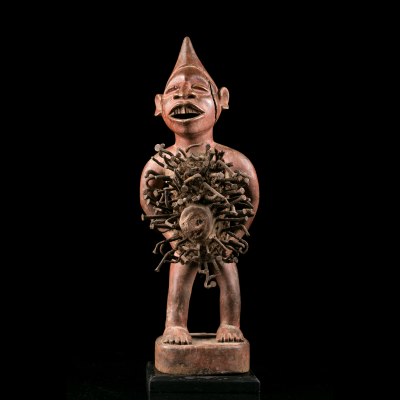 Kongo Nkisi Nkondi power figure - Soubry african art collection