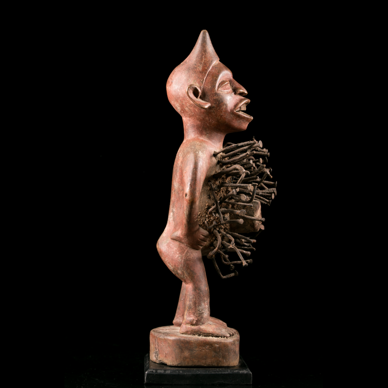 Kongo Nkisi Nkondi power figure - Soubry african art collection