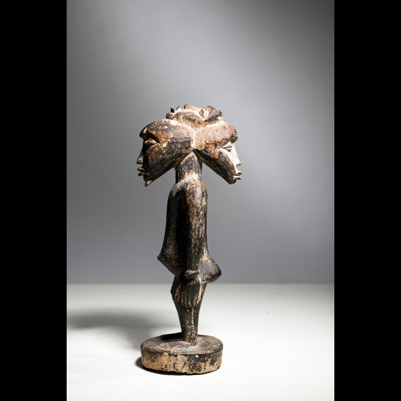 Figure Janus d'art africain Sénoufo - Art Africain Traditionnel Galerie