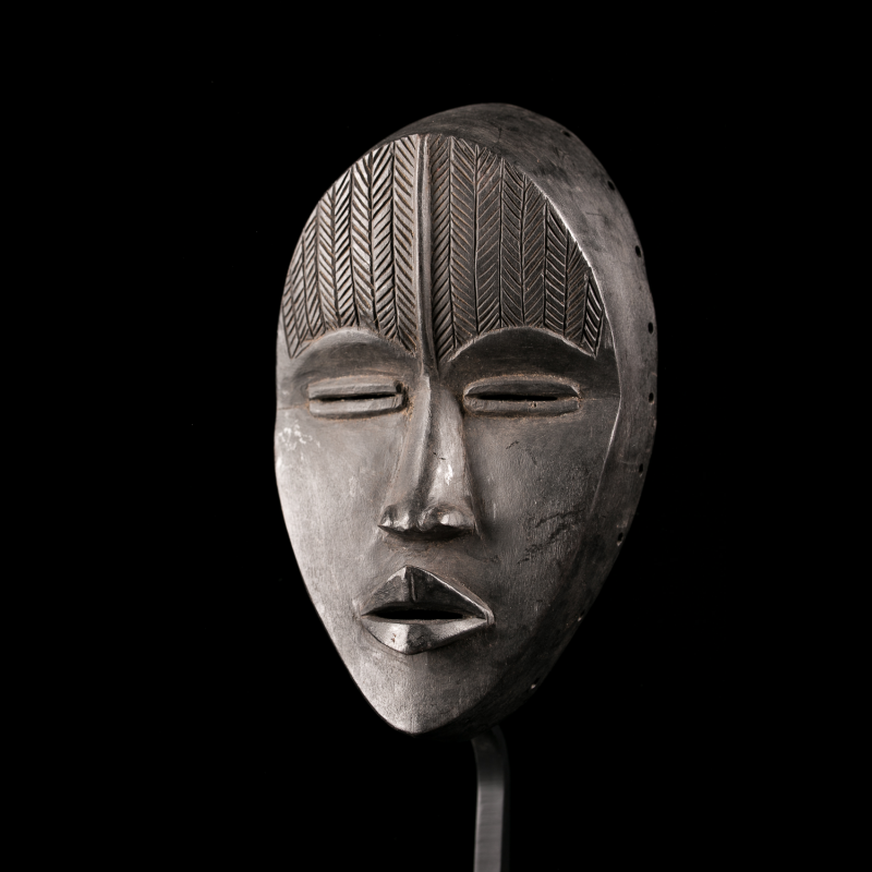 masque traditionnel africain de l'ethnie Dan de la Côte d'ivoire