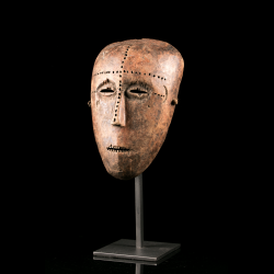 African mask with stand