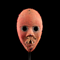 Red Dan mask from Côte d'Ivoire