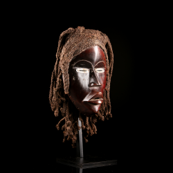 African mask from a gallery