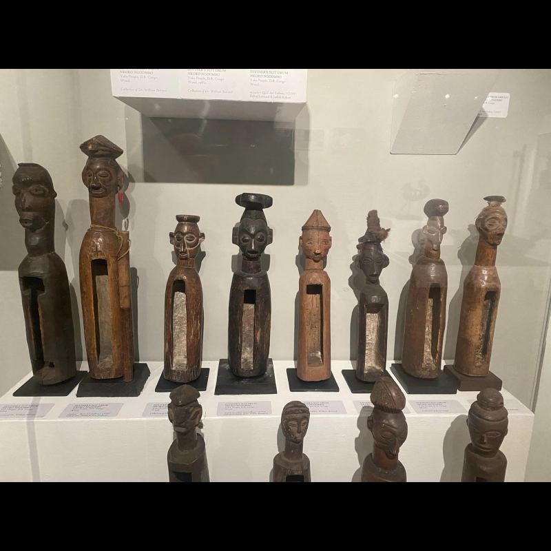 Yaka Nkoku Ngoombu slit drum - African instrument from Congo