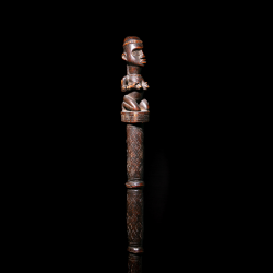 Bakongo Yombe tribal art staff