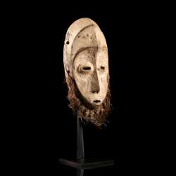 Masque art africain traditionnel Lega