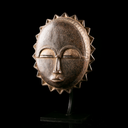 African tribal mask from the Baoule