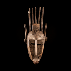 Tribal mask of the Bambara peoples Mali