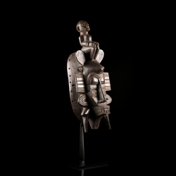 Masque Senoufo Kpeliye avec socle