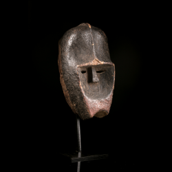 Masque d'art tribal africain Kwele Gon