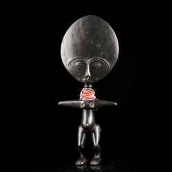 Ashanti Akua'ba doll - African art fertility figure