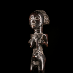Luba african art figure