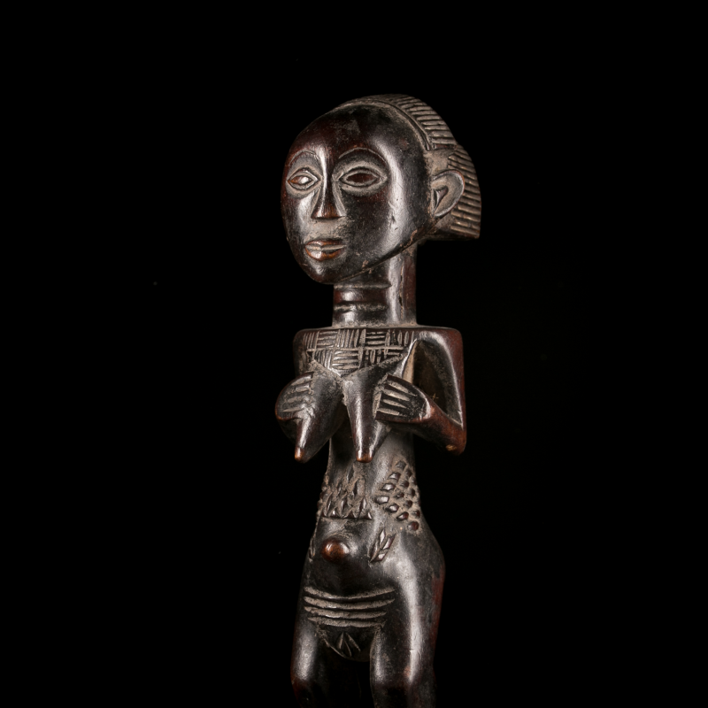 Luba african art figure