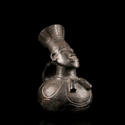 African art Mangbetu jar