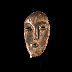 Early Lega Bwami mask from the Democratic Republic of the Congo with a remarkable aged patina