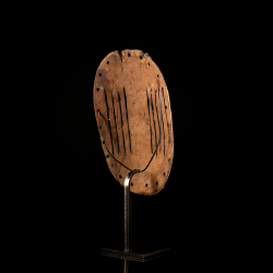 African tribal art Mbole Yela mask with support