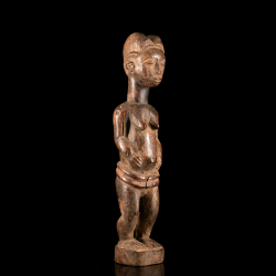 Art africain traditionne : Statue Baoulé