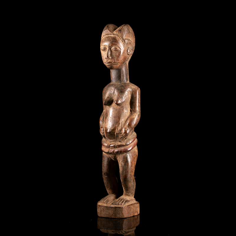 African tribal art Baule figure