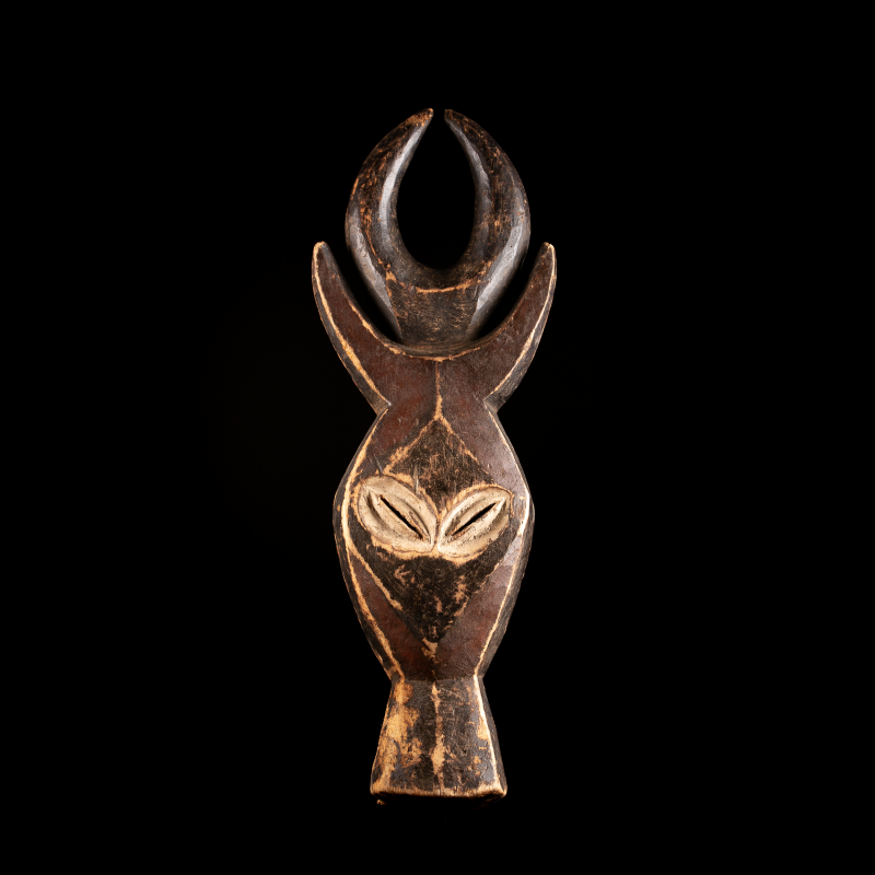 African art Kwele zoomorphic mask