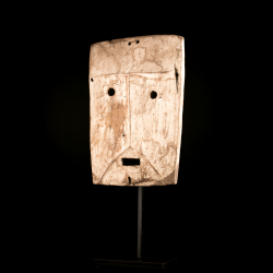 african tribal art Lega mask