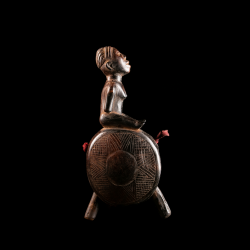 Kongo Dibu bell tribal art from Congo