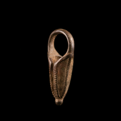 Antique African Gurunsi ring front view